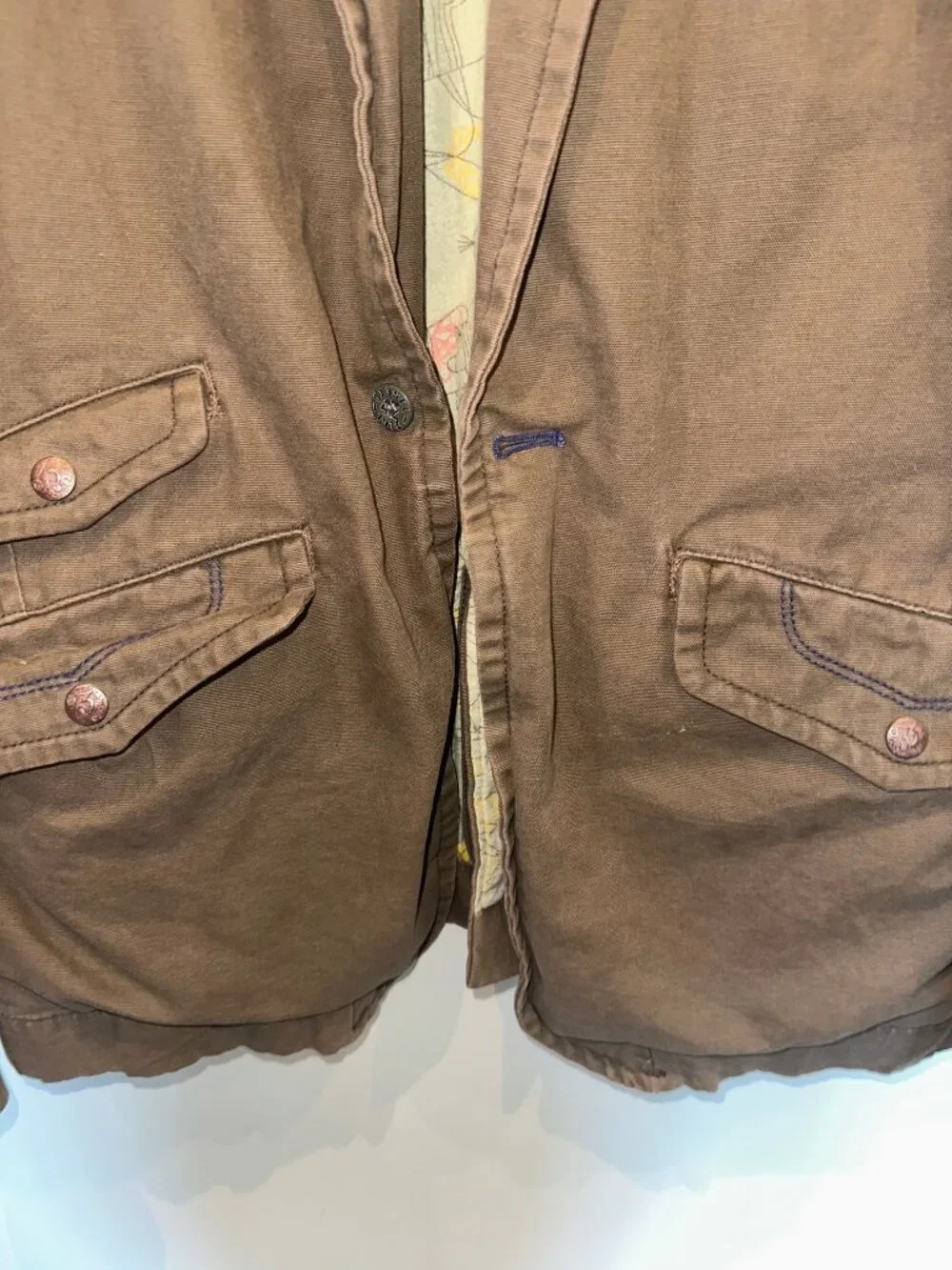 Diesel Men's Brown Utility Blazer